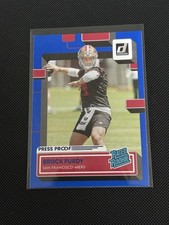 Brock Purdy [Press Proof Blue] #374 Prices [Rookie] | 2022 Panini Donruss | Football  Cards