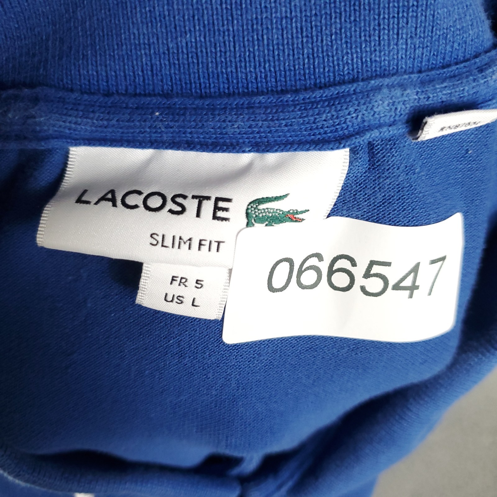 Lacoste Polo Shirt Mens Size Large Blue Slim Fit Casual Short Sleeve *FADED* thumbnail 7