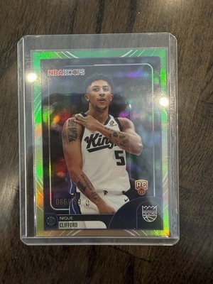 2025-26 Topps NBA Hoops Nique Clifford #241 Rookie /199 Sacramento Kings
