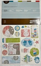 CREATIVE MEMORIES  2  STICKER SHEETS OPEN HOUSE HOLIDAY  NIP