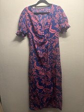 Navy And Pink Dress Size Small
