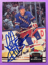 SIGNED JEFF BEUKEBOOM AUTOGRAPHED 1992 TOPPS STADIUM CLUB  CARD - RANGERS