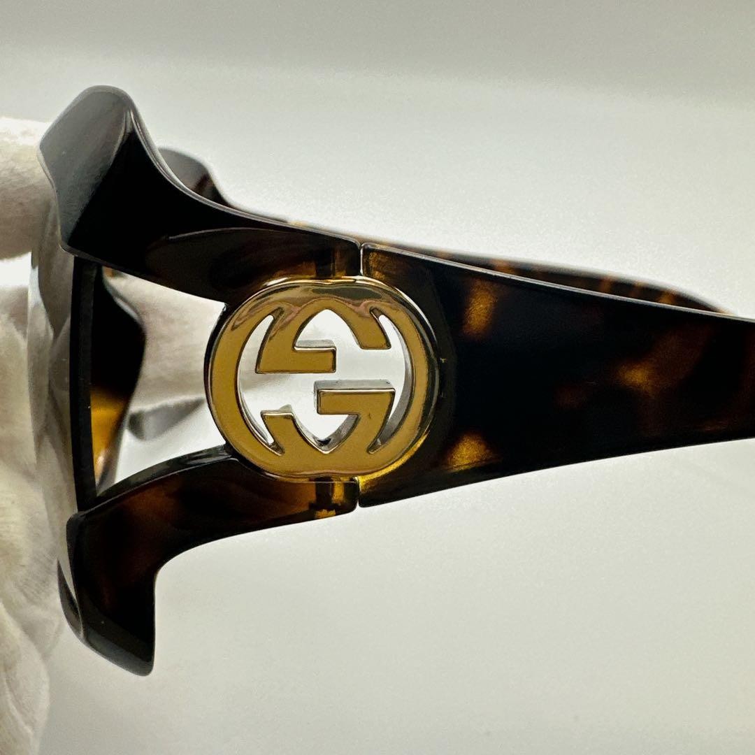 Gucci Interlocking G Logo Tortoiseshell Pattern G… - image 7