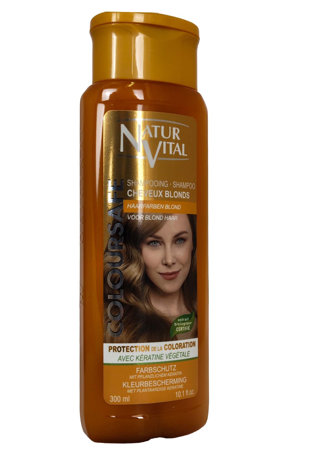 Natur Vital Coloursafe Shampoo Colour Protect 300Ml Blonde Hair - Image 2