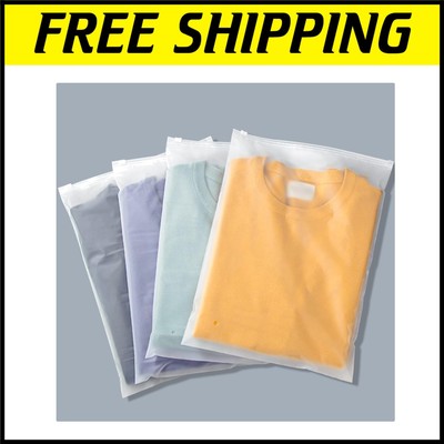 Reinforced 10x13 Inch Zipper Bags - 200 Count Clothing & Document Packaging