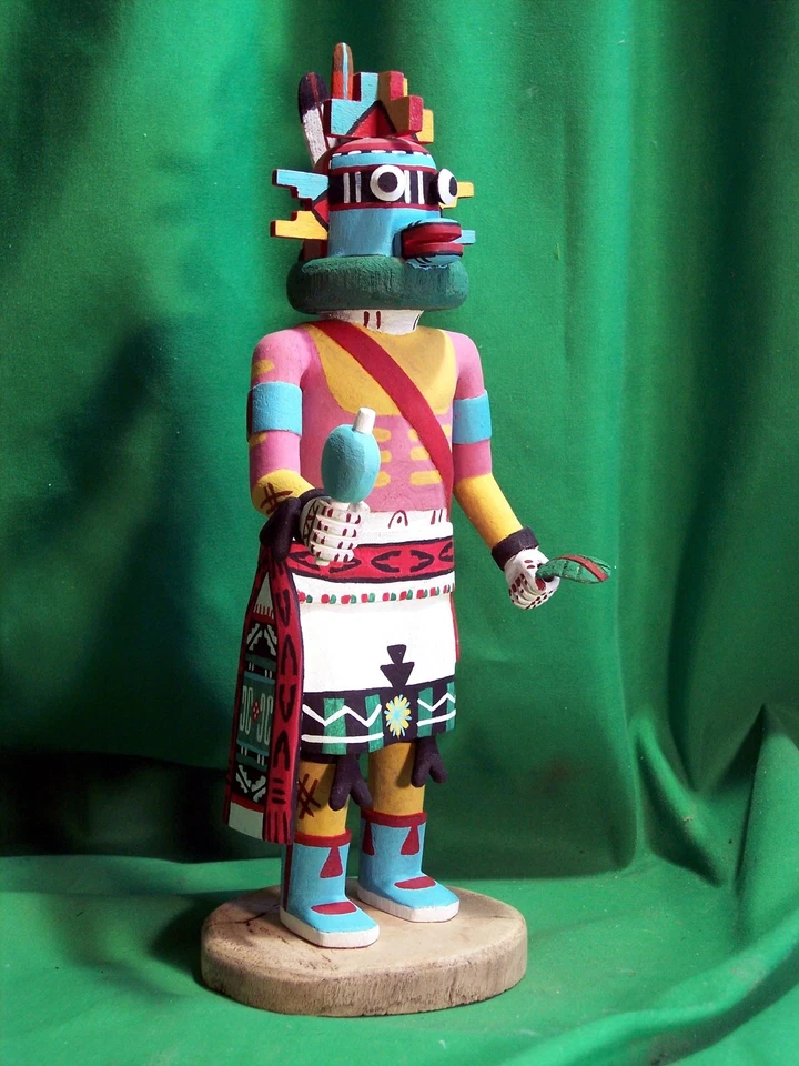 Muñeca Hopi Kachina - Corona Cruz Kachina por Conrad Torivio - ¡Muy rara! Foto 2 de 4