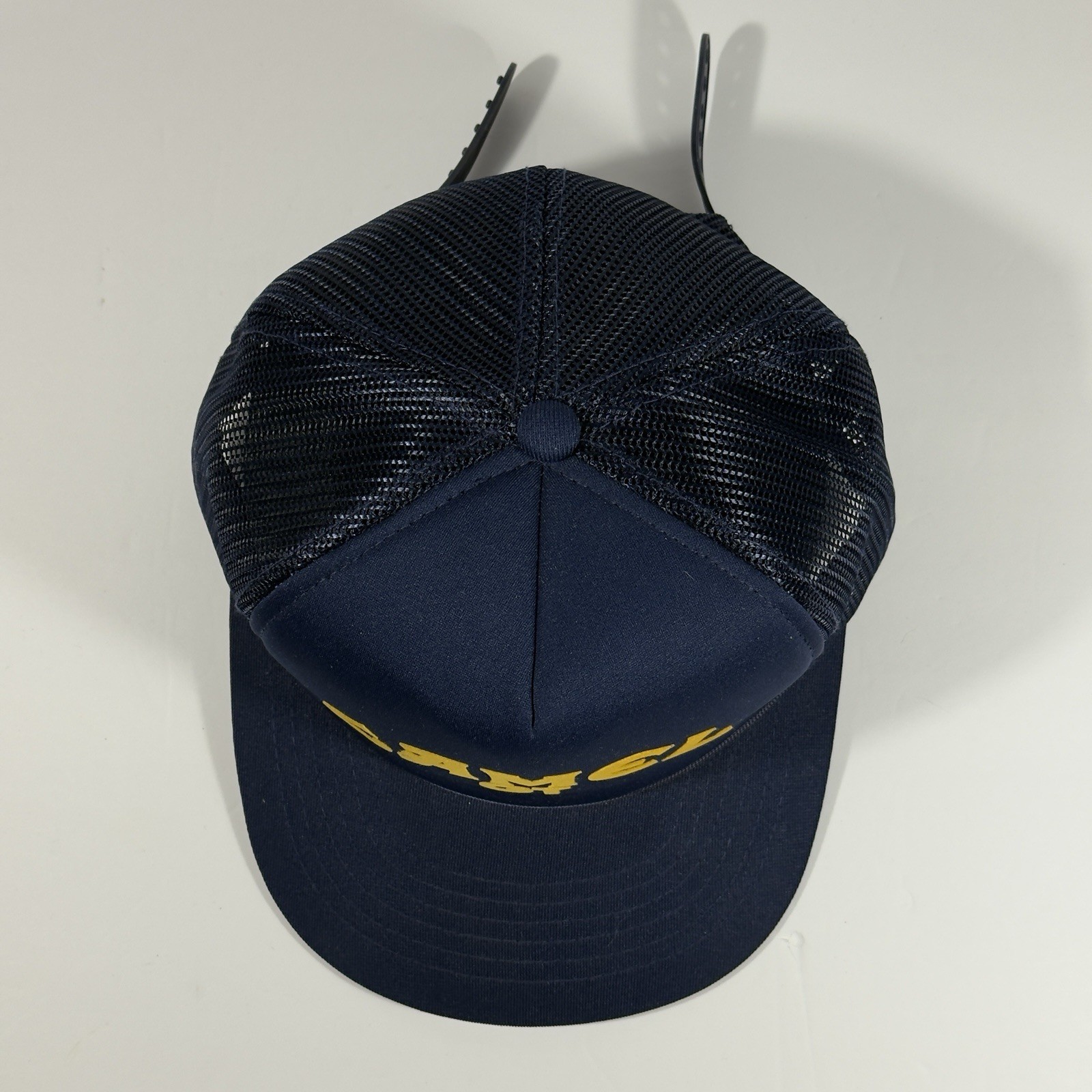 Vintage Trucker Hat Cap Camel GT Snapback Blue Car Racing Youngan Headwear II