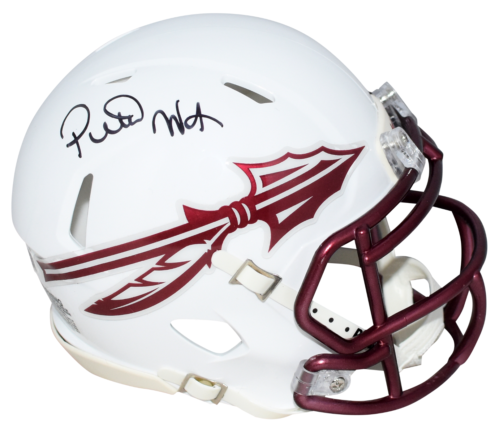 Peter Warrick Autographed Signed Florida State Seminoles SPEED MINI HELMET JSA 