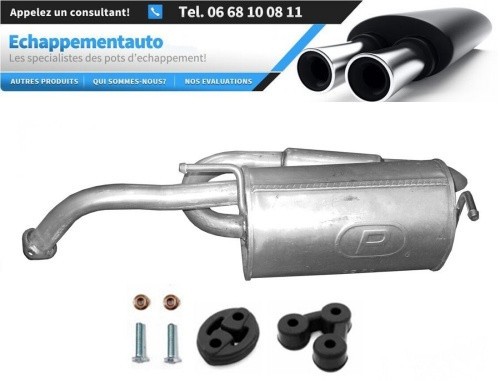 Pot d'échappement Chevrolet Spark bruyant solution avec ce silencieux arrière SX 2005-2010