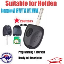Complete Remote Key Fob Suitable for Holden Commodore VS VR VU VT VX VY VZ WH WK
