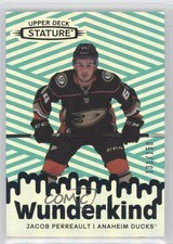 2022-23 Upper Deck Stature Wunderkind Green 131/150 Jacob Perreault #W-1 0nr3