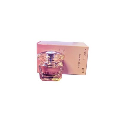 VERSACE Bright Crystal 0.17 oz / 5 ml EDT Splash Mini Women's Perfume New In Box