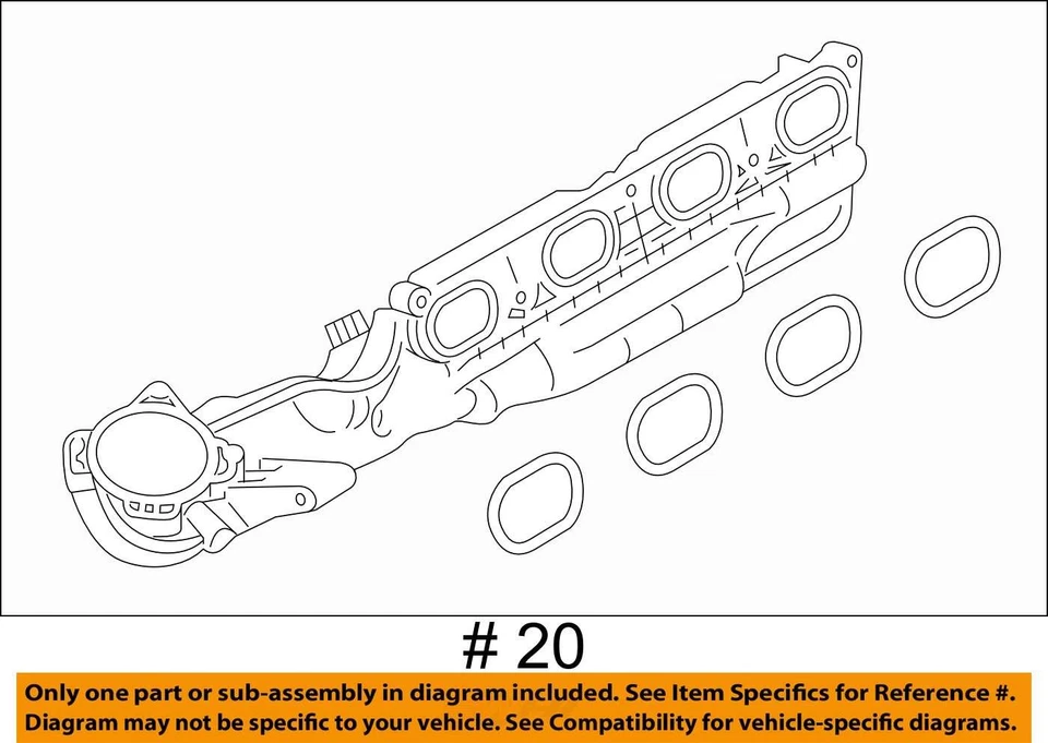 2012-2016 BMW M5 OEM LH 4.4L INTAKE MANIFOLD *70K MILES* 11617843275 - Image 4 of 4