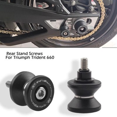 For Triumph Trident 660 Sport 2020 2021 2022 Rear Stand Screws Slider Protector