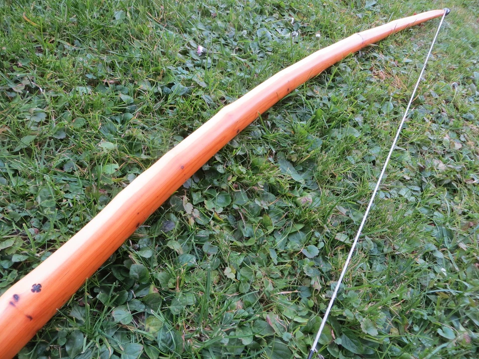 Langbogen Eibe 56 lbs @ 28 Zoll English longbow yew 32,5 Zoll 72 lbs max. - Bild 2 von 4