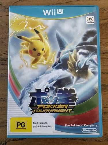 POKKEN TOURNAMENT NINTENDO WII U COMPLETE🔥HOT GAME🔥
