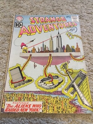 Strange Adventures #134 1961 GD/VG New York Aliens Rare