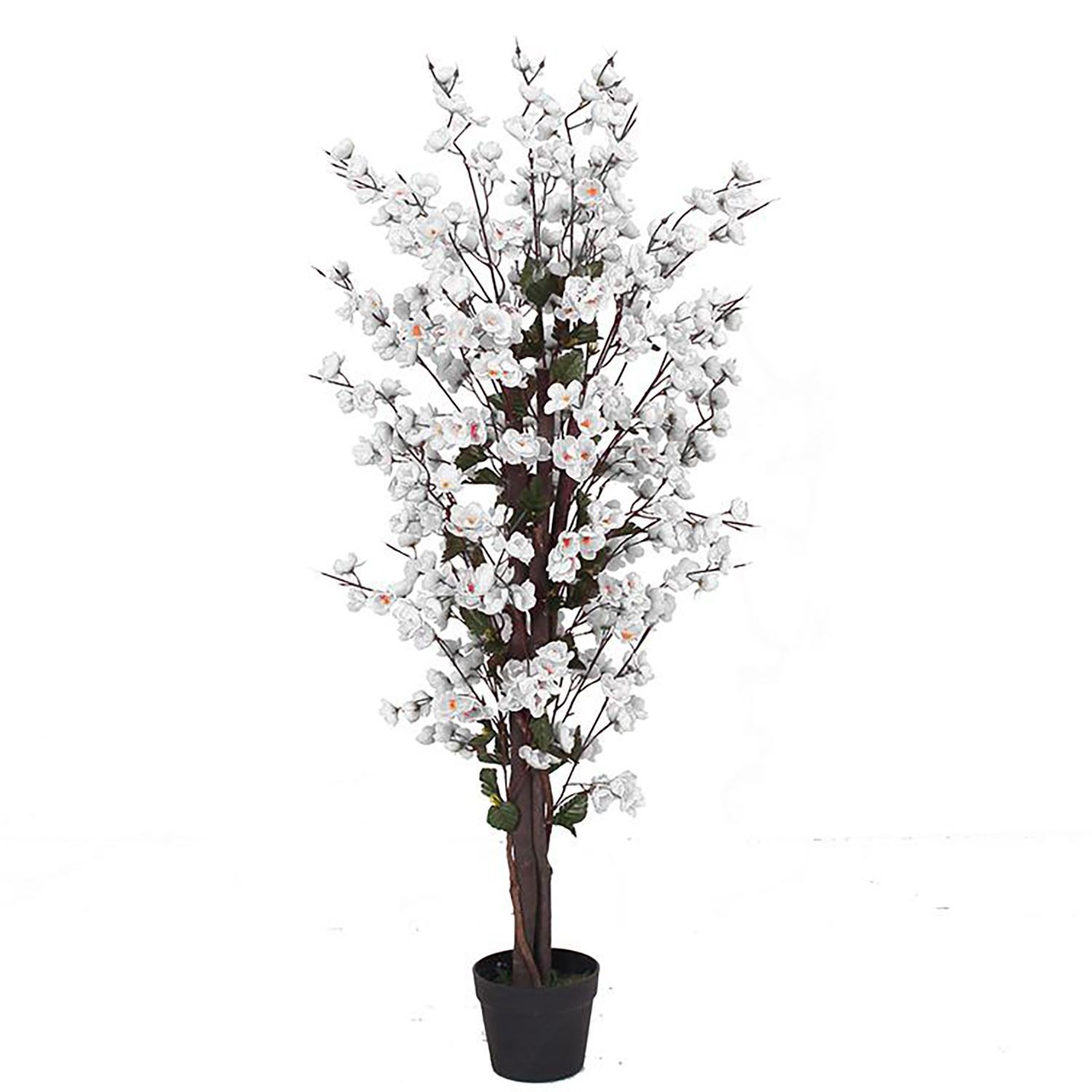 Leaf 120cm Artificial White Blossom Tree - Image 4