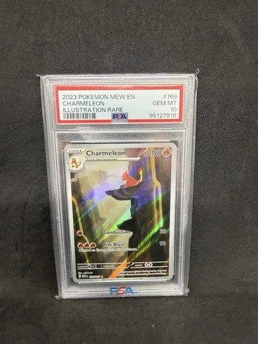 PSA 10 Charmeleon 169/165 Pokémon Sv: Scarlet & Violet 151  GEM MINT English