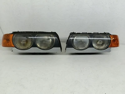 Jeu de feux avant BMW Série 7 E38 LCI avec marqueurs latéraux orange LH - Photo 1/4