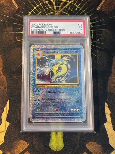 Pokemon Gyarados 12/110 Legendary Collection Reverse Holo PSA 5