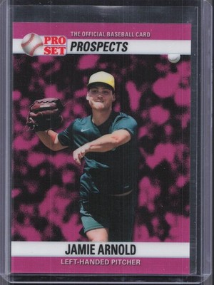 2026 Leaf Pro Set Metal #90B-92 Jamie Arnold Pink #/6