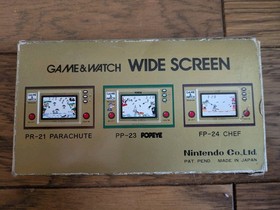 NINTENDO GAME & And Watch Octopus w/ BOX Manual Booklet & Bag 1981 JAPAN Tested
