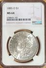 1885-O Morgan Silver Dollar NGC MS64