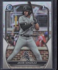 2023 Bowman Chrome #BDC-167 Jacob Gonzalez Refractor