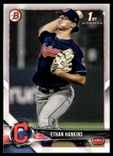 2018 Bowman Draft Ethan Hankins Cleveland Indians #BD-48