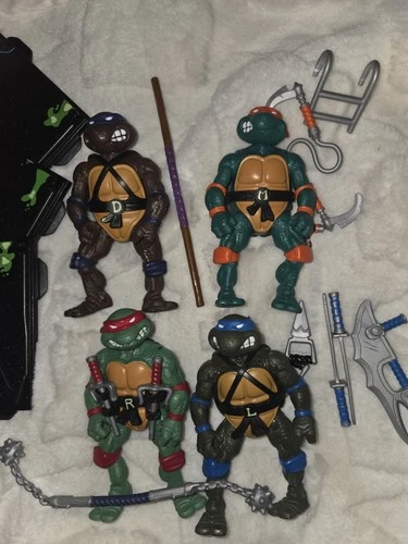 40th Anniversary TMNT Teenage Mutant Ninja Turtles 1988 Remastered Set 4 Loose