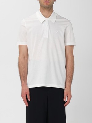 COURREGES £372 Men's AC Cotton Pique Polo Shirt Natural Off White LARGE BNWT