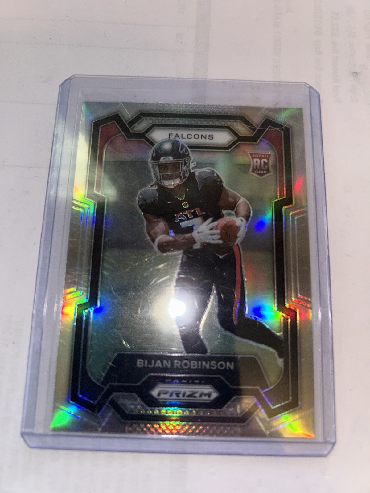 Bijan Robinson Panini Prizm #305 Silver