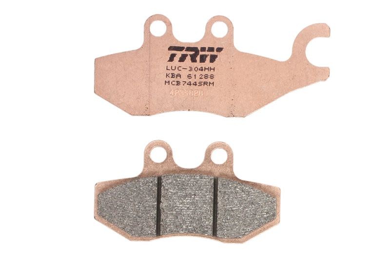 Plaquettes de freins TRW MCB744SRM en métal fritté pour un freinage stable