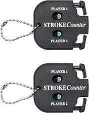 Medsuo 2pcs Golf Score Indicator 2 Player Stroke Counter Clicker Portable...