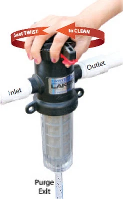 Lakos TwistIIClean Twist II Clean Twist 2 Clean Sediment Spin-Down Water Filter