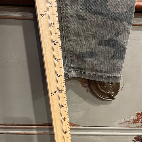 HUDSON Nico Midrise Skinny Camo Print Stretch Denim Jeans Size 27 - Picture 4 of 9