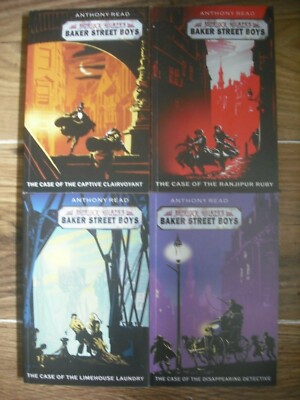 4 ANTHONY READ SHERLOCK HOLMES BAKER STREET BOYS  PAPERBACKS 