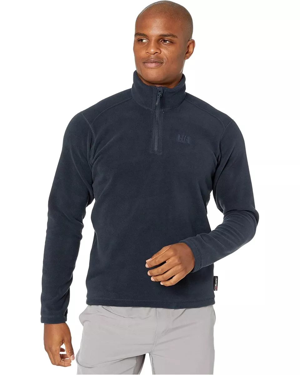 Helly Hansen L117502 Mens Navy Daybreaker 1/2 Zip Fleece Top Size M