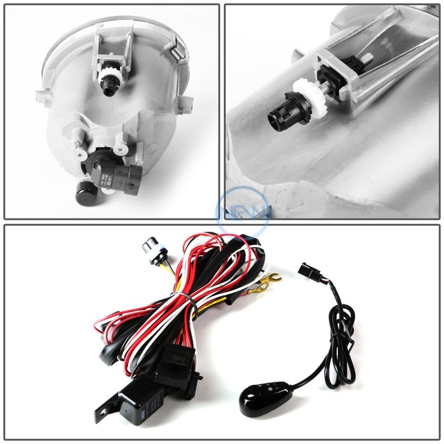 Chrome Clear Driving Fog Light/Lamp+Switch for 2001-2006 Toyota Tundra