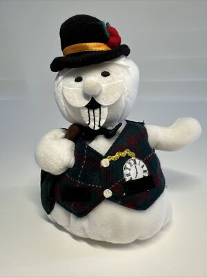 Vintage 1999 Stuffins Sam the Snowman Misfit Toy Rudolph Friend CVS