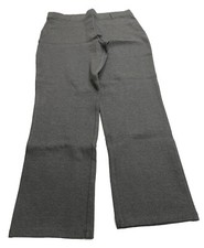 Quince Women’s Dark Grey Ultra-Stretch Ponte Straight Leg Pant Medium