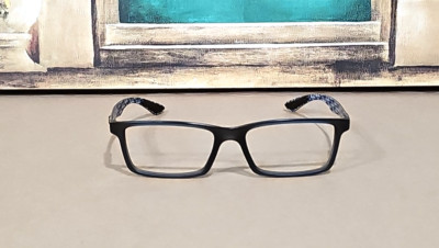 Ray-Ban Eyeglasses RB 8901 5262 Blue/Exposed Carbon Fiber Rectangular 53[]17 145