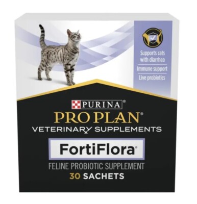 FortiFlora Cat Nutritional Supplements 2 boxes/60 sachets ***FREE SHIPPING***