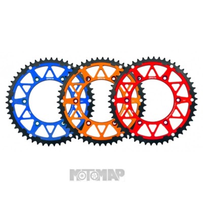 CORONA GP-TWIN ROSSA HONDA CR 125 250 500 TIPO STEALTH ALLUMINIO