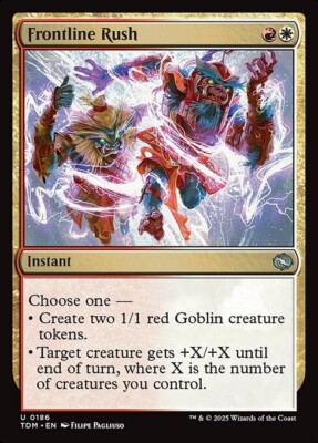 *MtG: 4x Frontline Rush - Tarkir: Dragonstorm Uncommon - magicman-europe*