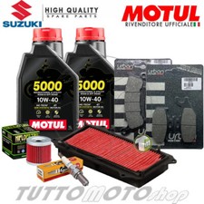 KIT TAGLIANDO SUZUKI SIXTEEN 125 2008 2009 2010 OLIO FILTRI CANDELA PASTIGLIE