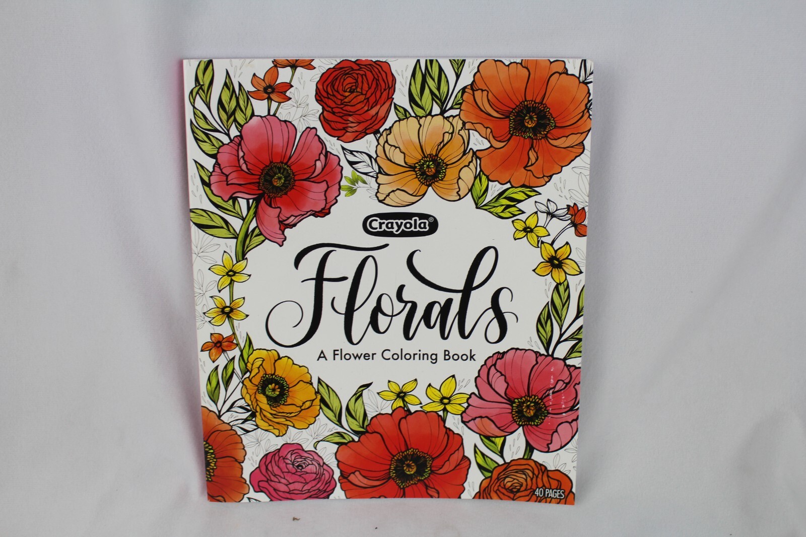 Crayola Flower Coloring Book, 40 Premium Adult Coloring Pages, Gift, Multi