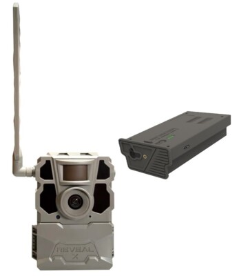 Tactacam Reveal X 2.0 Low Glow IR GPS WiFi Cellular Trail Camera + Battery Kit