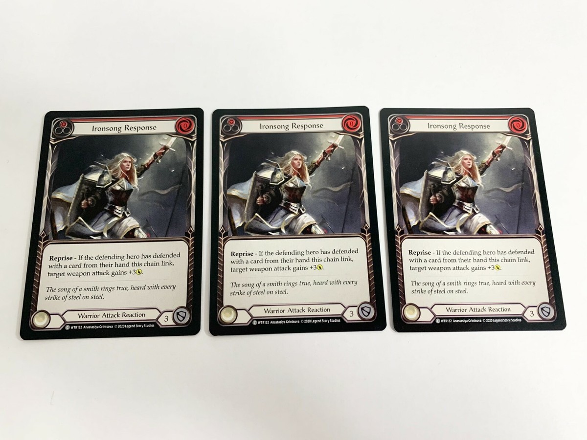 Ironsong Response Red (X3) Welcome To Rathe UNLIMITED Flesh